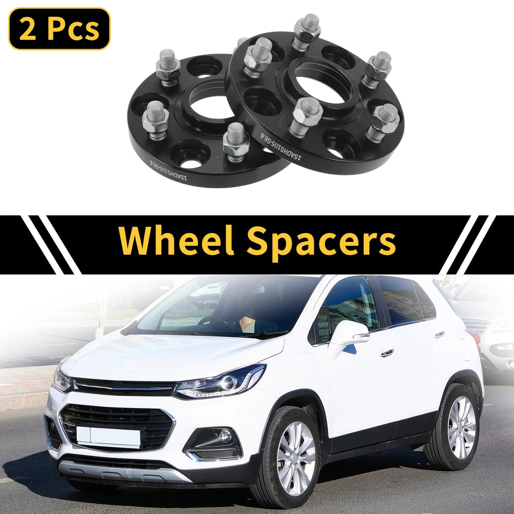 Wheel Spacers Pair 5x105 56.6mm M12x1.5 Replacement for Chevrolet Trax (2013–2020)