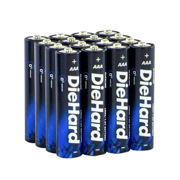 16 Pack DieHard 41-1124 AAA Alkaline Battery