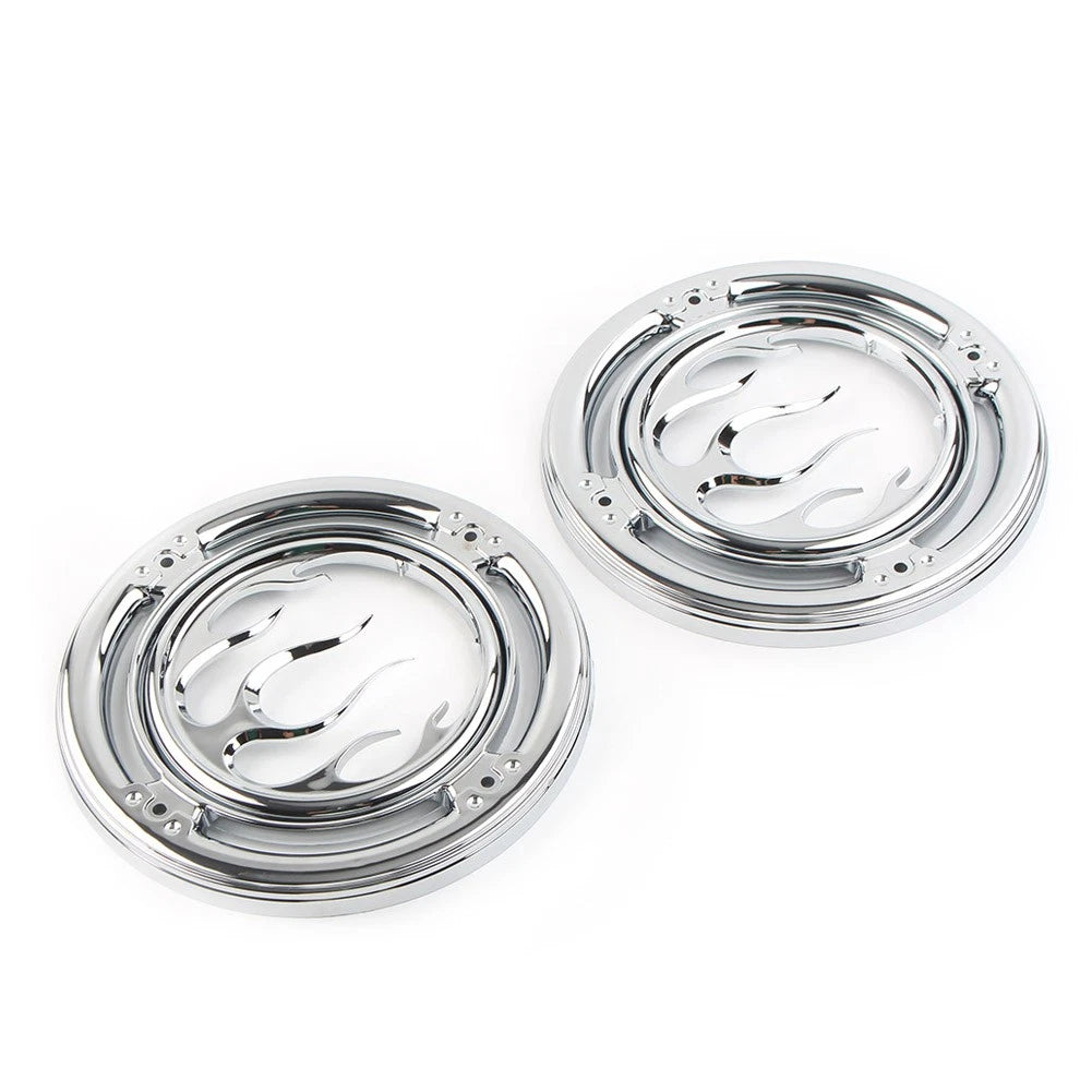Rear Speaker Accent Trim Cover Chrome for Harley Electra Glide (2014–2023)