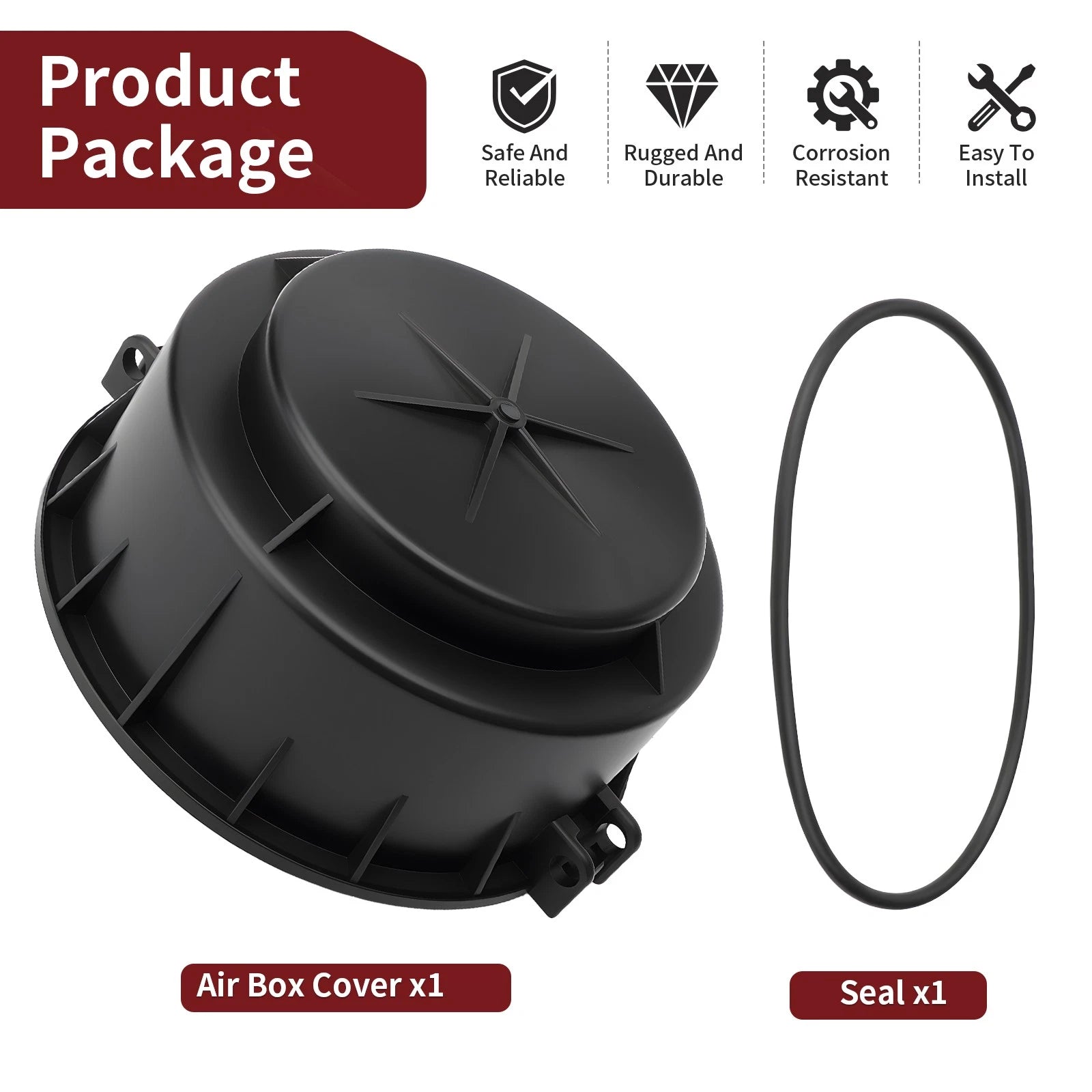 Air Box Cover & Seal for Polaris Ranger Crew 500 (2011–2013) 5436699 5812964
