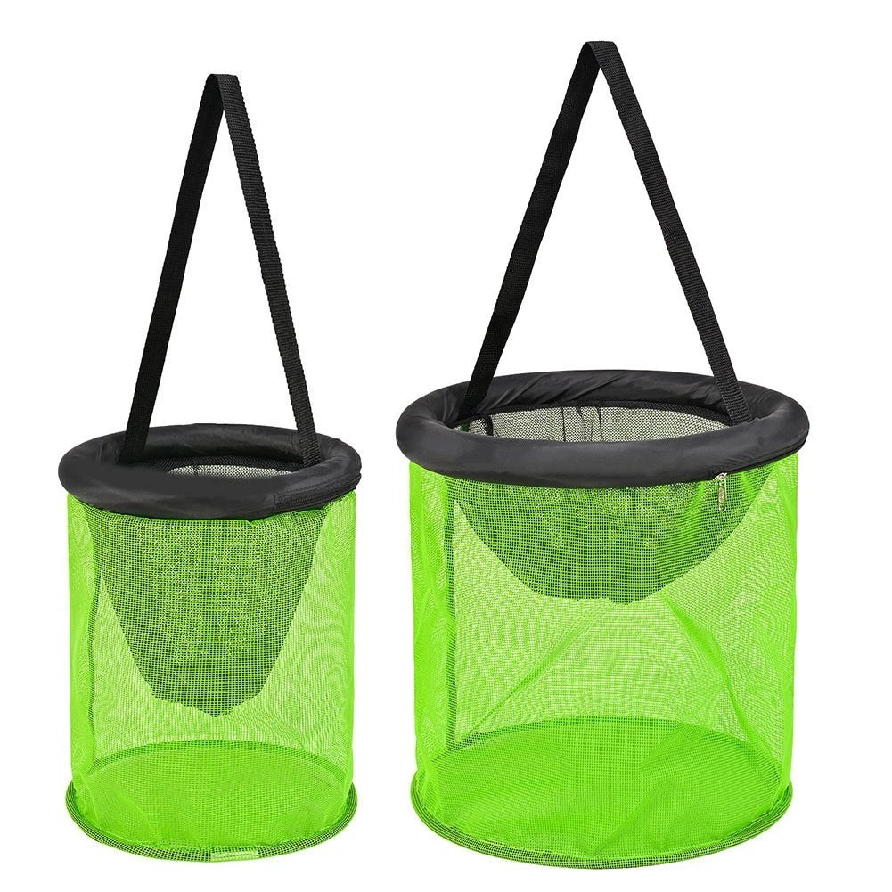 Fishing Net Pocket Foldable Design with Rubber Coating for Easy Transport