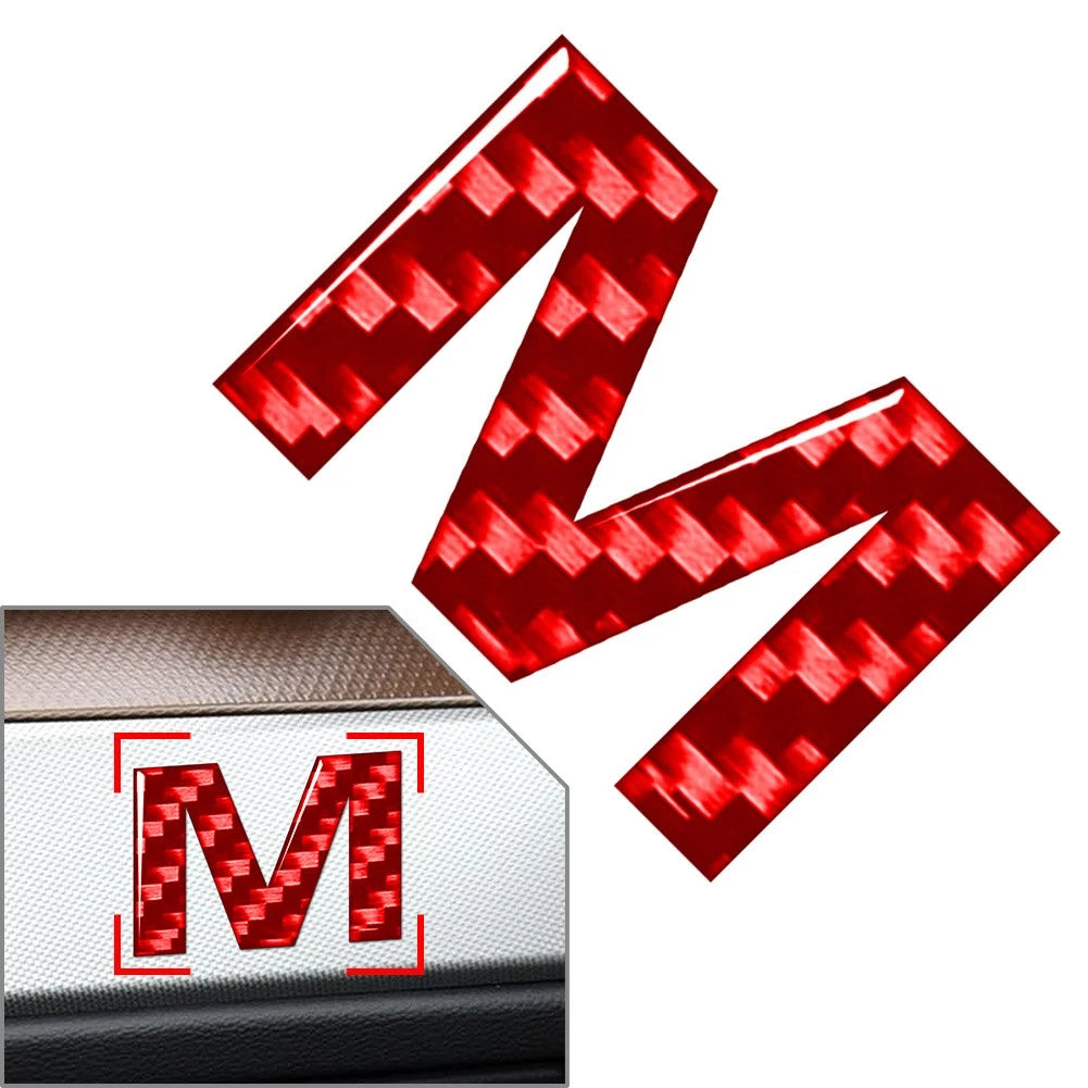 M Window Door Wall Car Badge Emblem Decals for