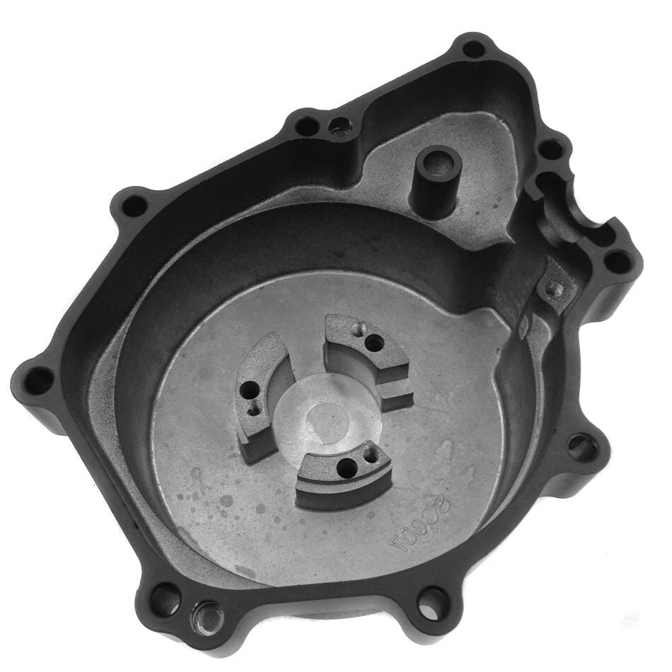 Billet Engine Stator Cover for Yamaha YZF R6 (1999–2002) Black Left Side