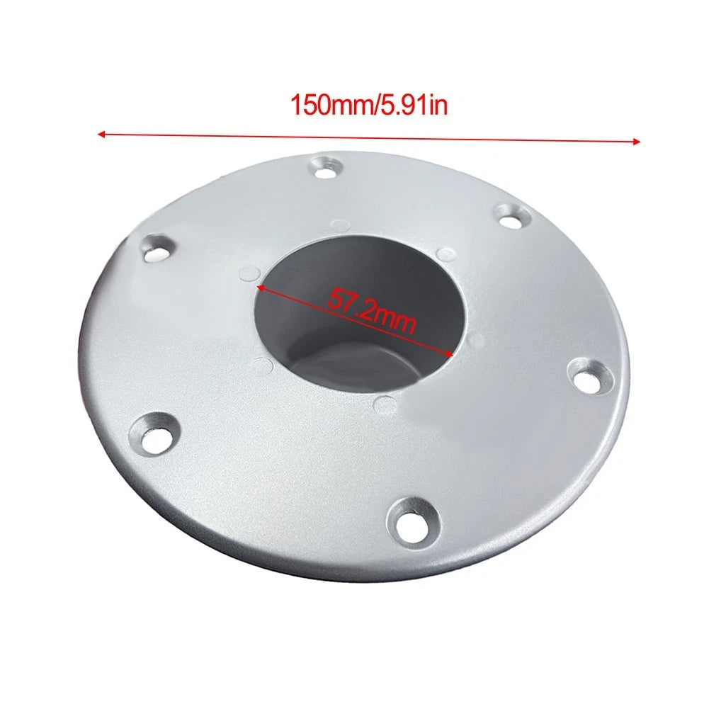 Flush Mount Table Leg Base for RV and Boat (Direct Replacement)