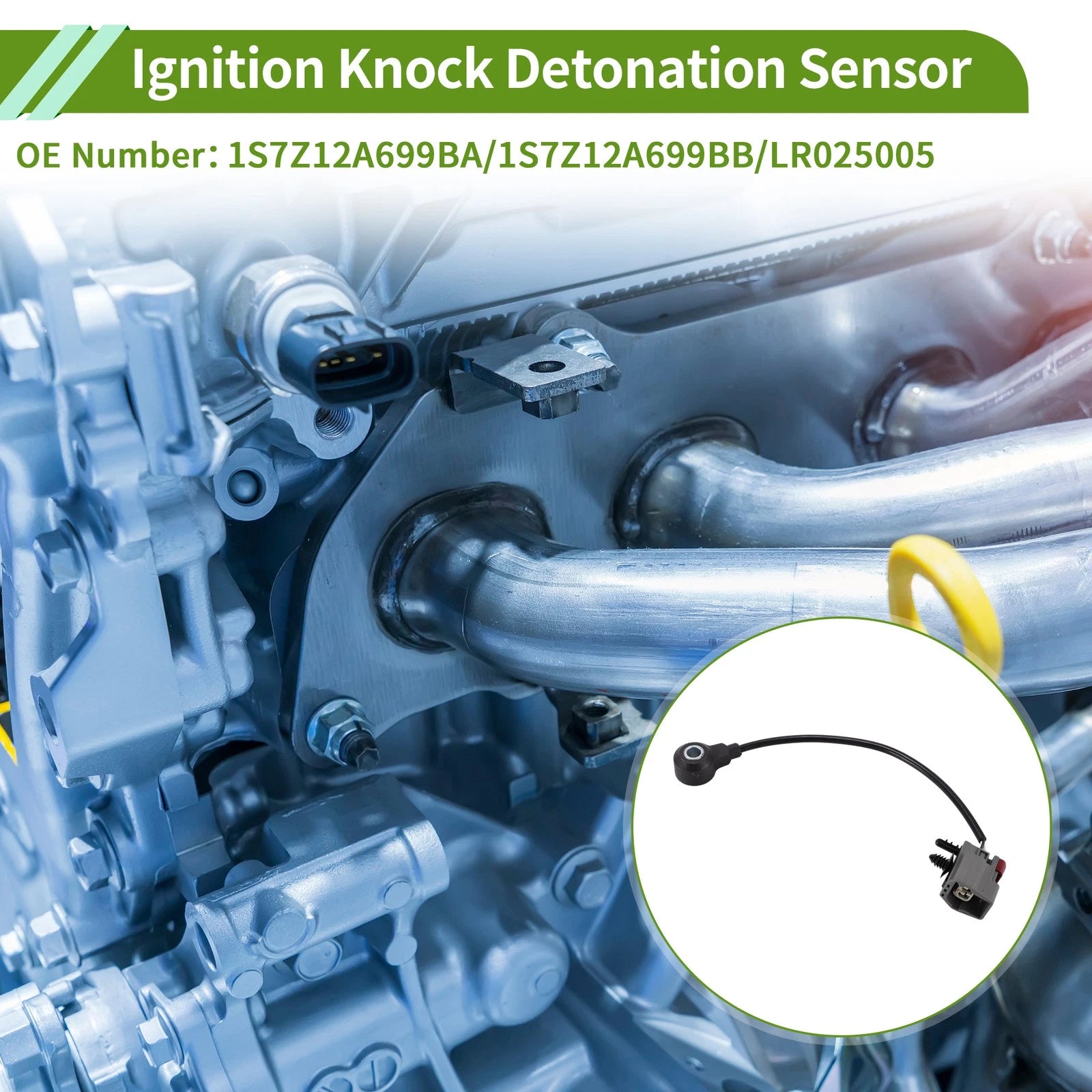 Ignition Knock Detonation Sensor No.1S7Z12A699B for Ford Focus (2005–2012)