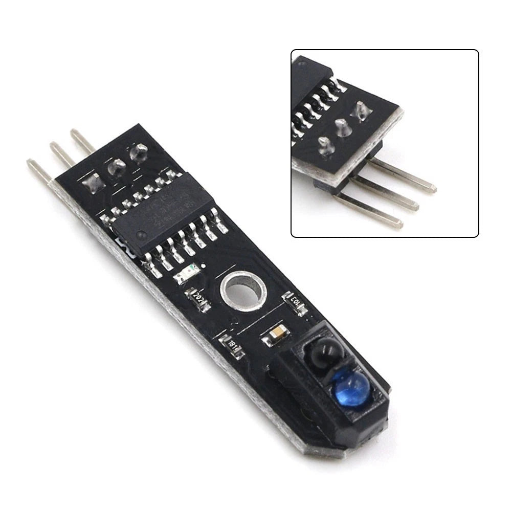10X TCRT5000 Infrared Line Tracking Sensor Modules for Robotics Projects