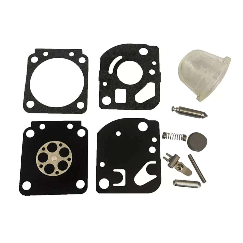 Set of 3 Carburetor Rebuild Kits for Zama C1U-W18 C1U-W18A C1U-W24