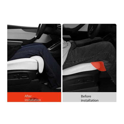 Memory Foam Leg Support Cushion for Tesla Model Y Model 3 (2020–2023)