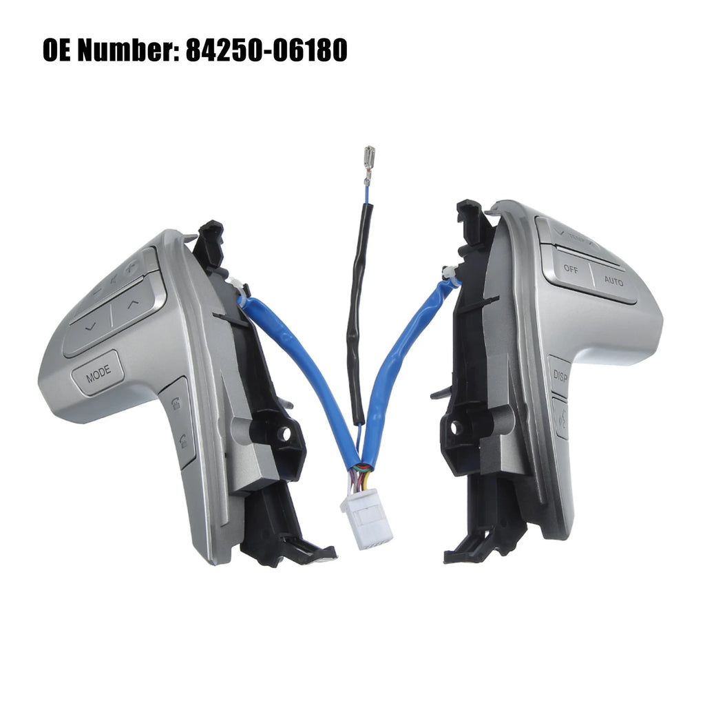 Steering Wheel Control Switch Button Replacement for Toyota Camry Hilux (2005–2015)
