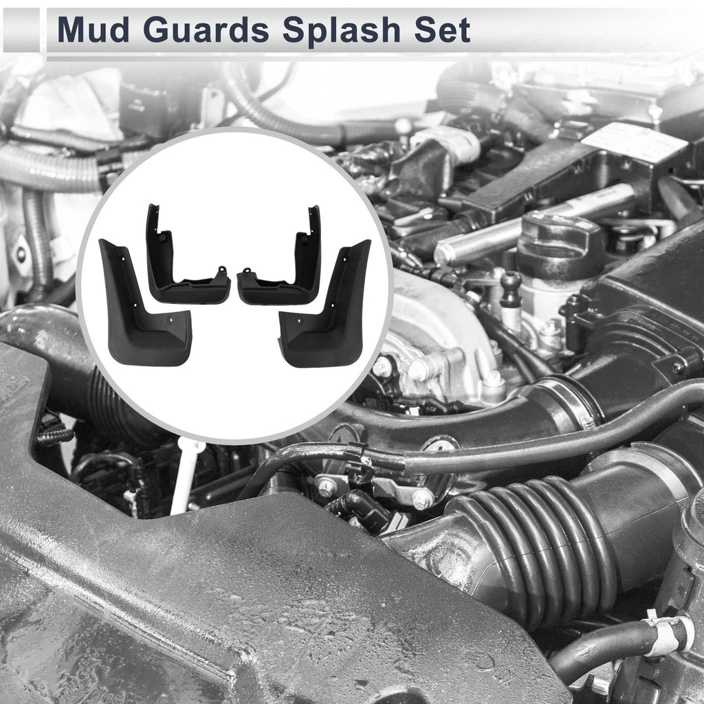 Mud Flaps Splash Guards 1 Set for BMW 3 Series GT Coupe (2013–2021)