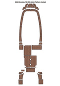 EVA Pads for Moonday 780 WA Cockpit Boat (2022) Teak Deck Faux Flooring Mat