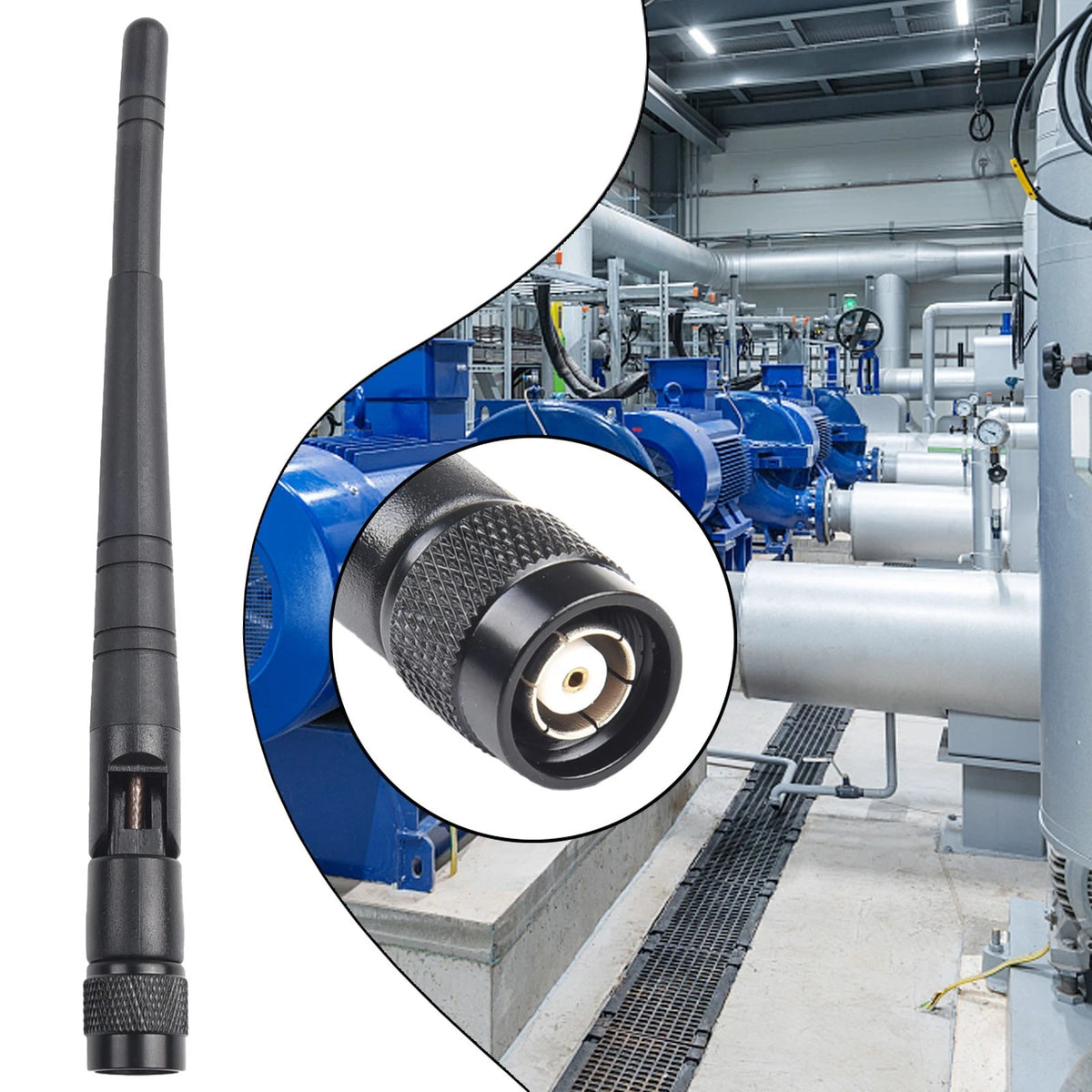 RP-TNC Male Connector for Antenna (2.4GHz Omnidirectional)
