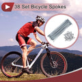 Bike Wheel Spokes Carbon Steel Galvanized 159mm Replacement for Bicycle