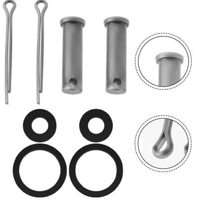 Set of 2 Split Pins Clips Washers for 75 Hand Pumps (11x40mm)