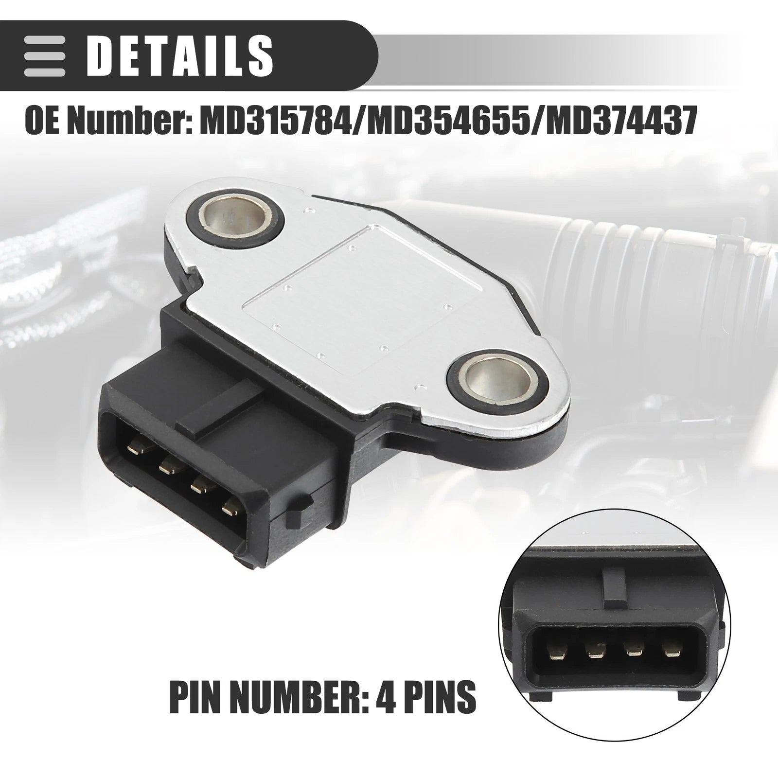 Ignition Misfire Sensor Control Module for Mitsubishi Galant (2004–2012) No.MD315784