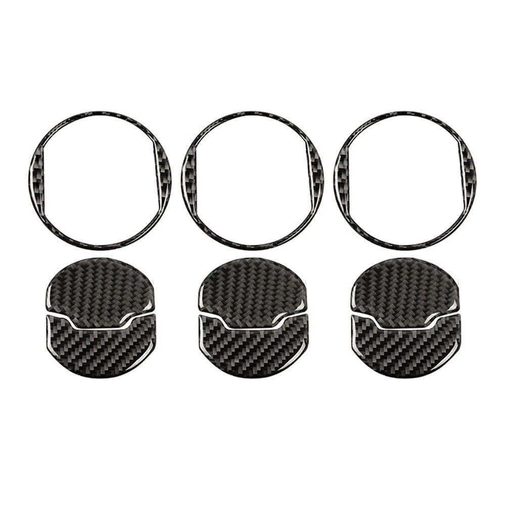 Inner Air Vent Outlet Frame Trim for Ford Mustang (2015–2019) Carbon Fiber