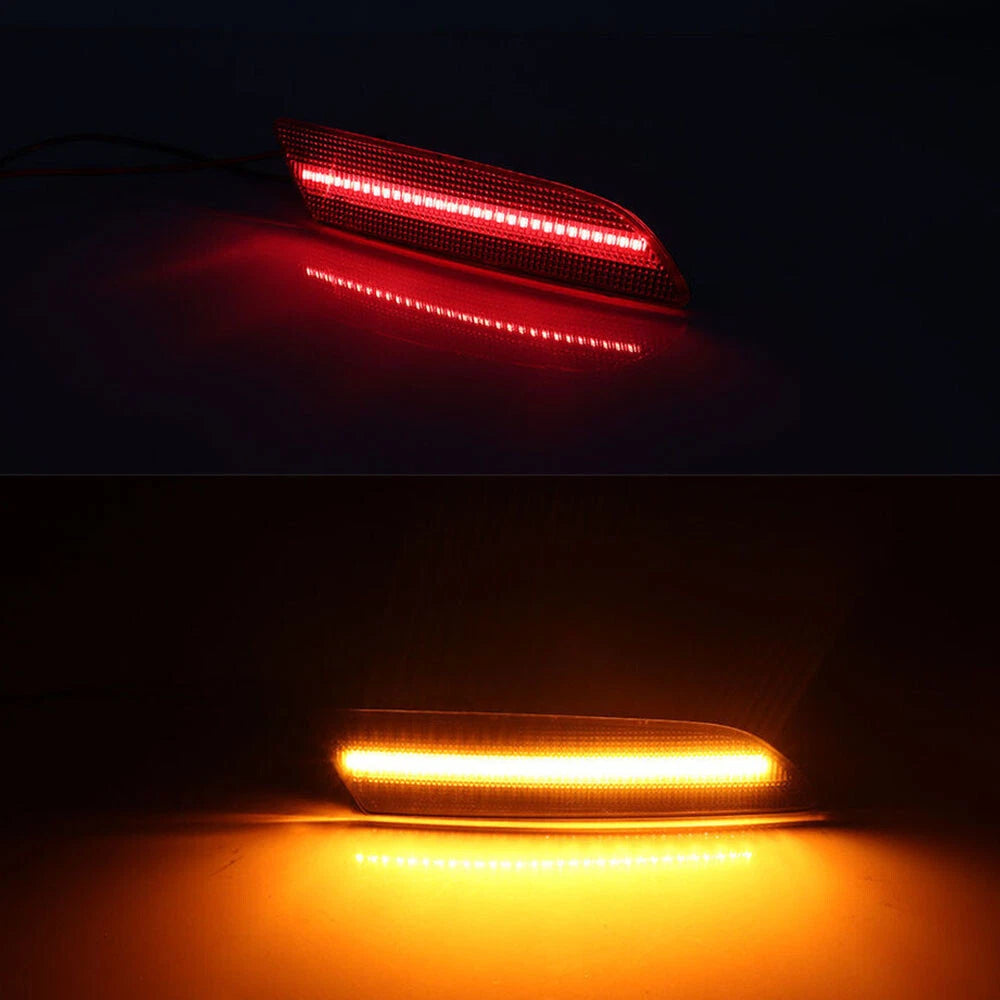 4X Smoked Bumper Turn Signal Side Marker Light for Chrysler Crossfire (2004–2008)