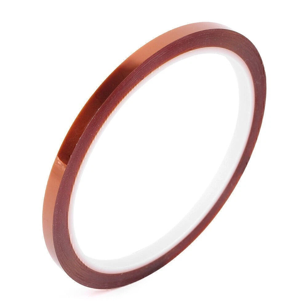 100ft Polyimide Kapton Tape 5mm for Automotive Use (Heat Resistant)