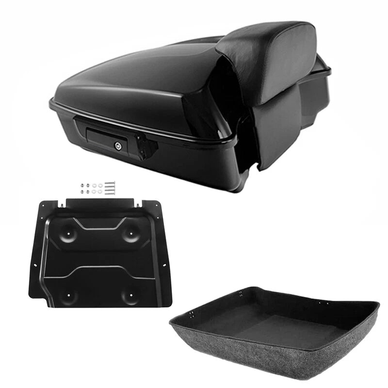 Chopped Trunk Backrest Base Plate for Harley Touring Road Glide (2014–2026)