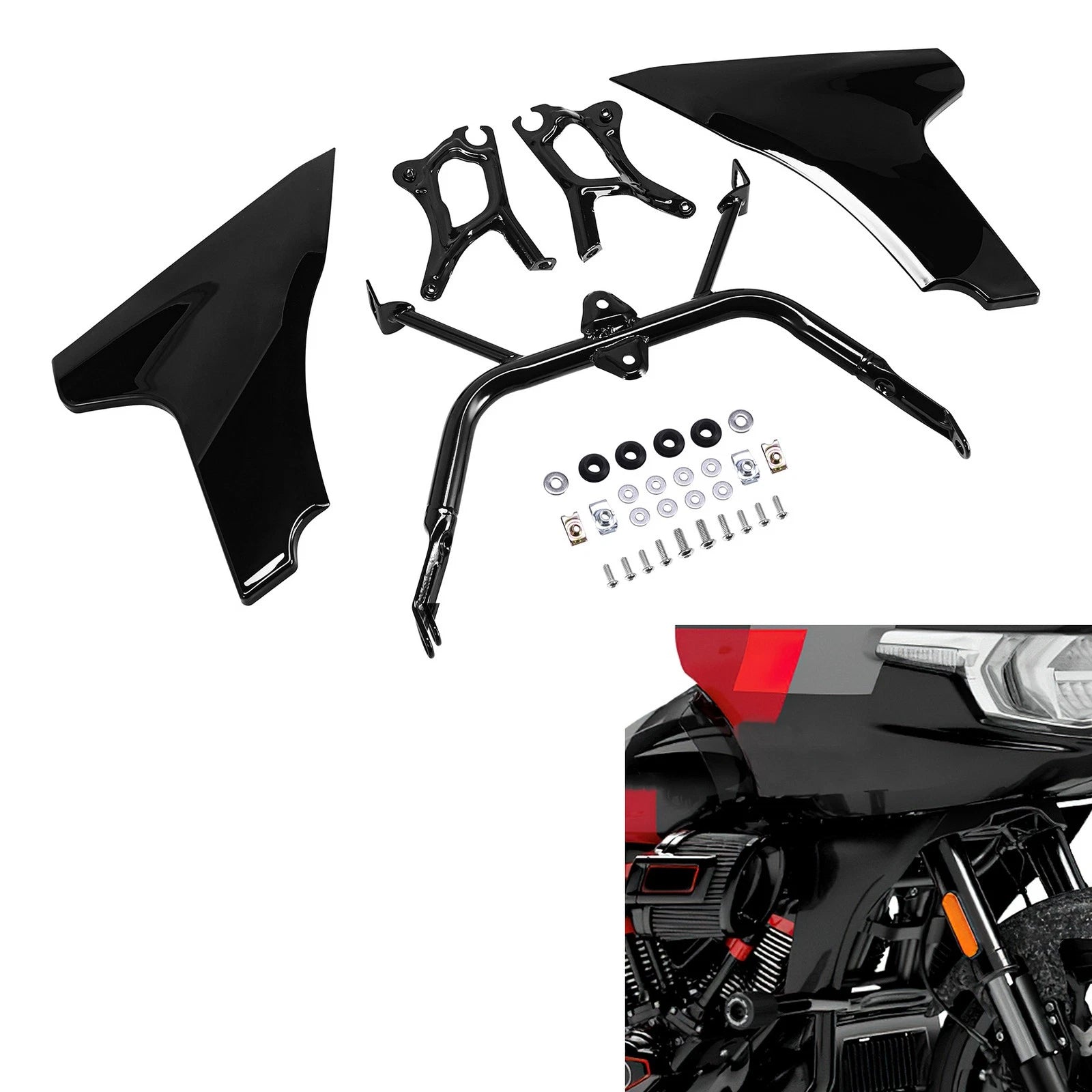 Side Panel Brackets for Harley CVO Road Glide FLTRXSE (2023–2026)