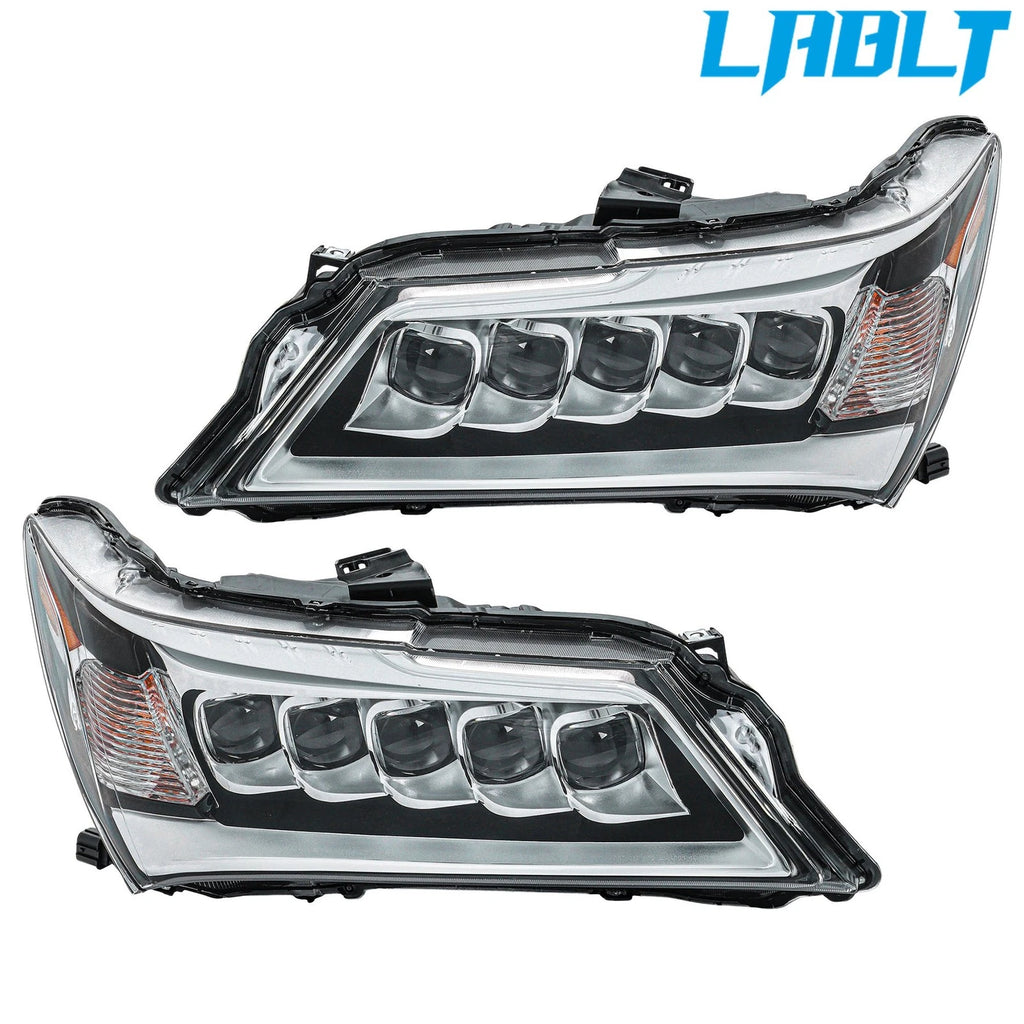 2X LED Headlight Assembly for Acura MDX (2014–2016) LABLT