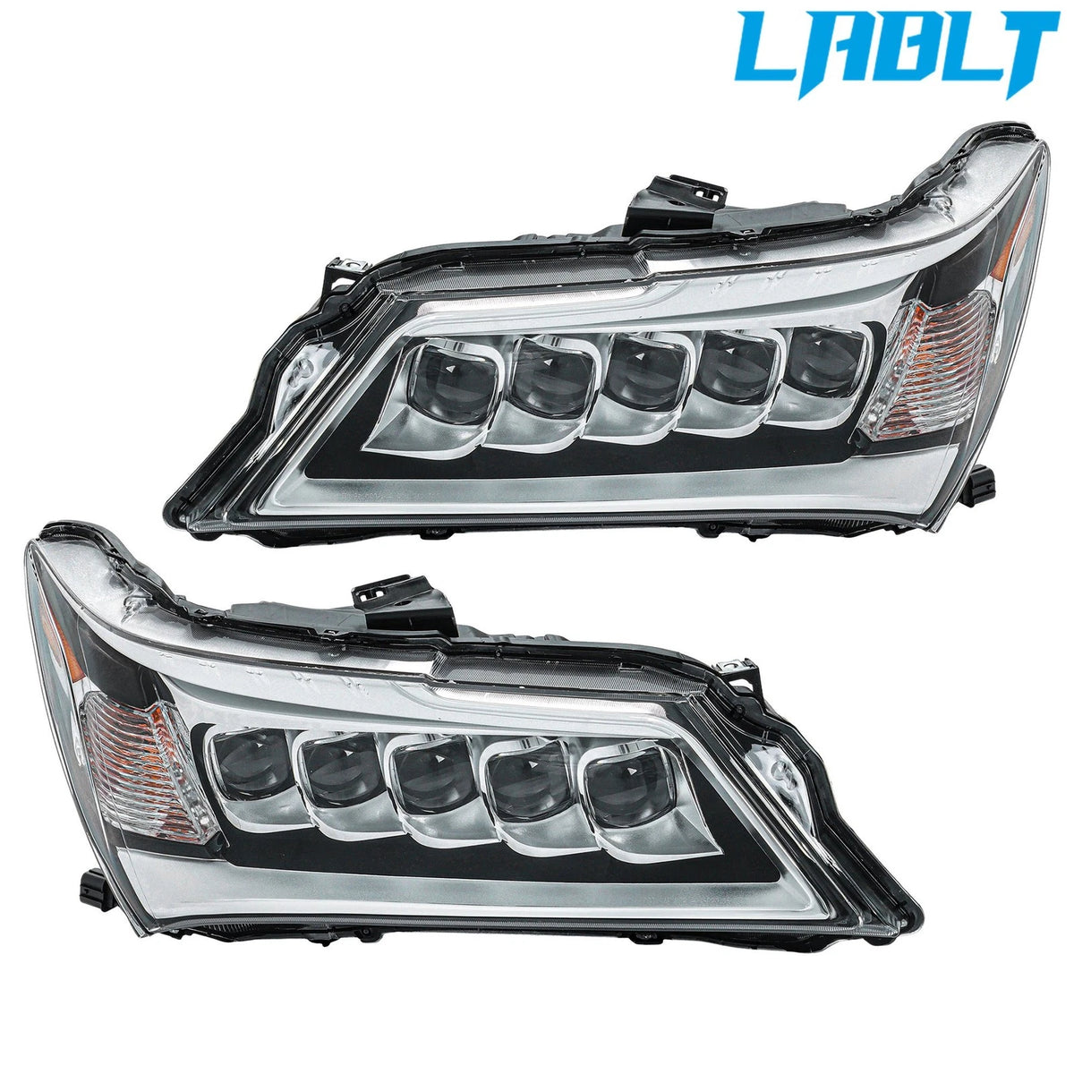 2X LED Headlight Assembly for Acura MDX (2014–2016) LABLT