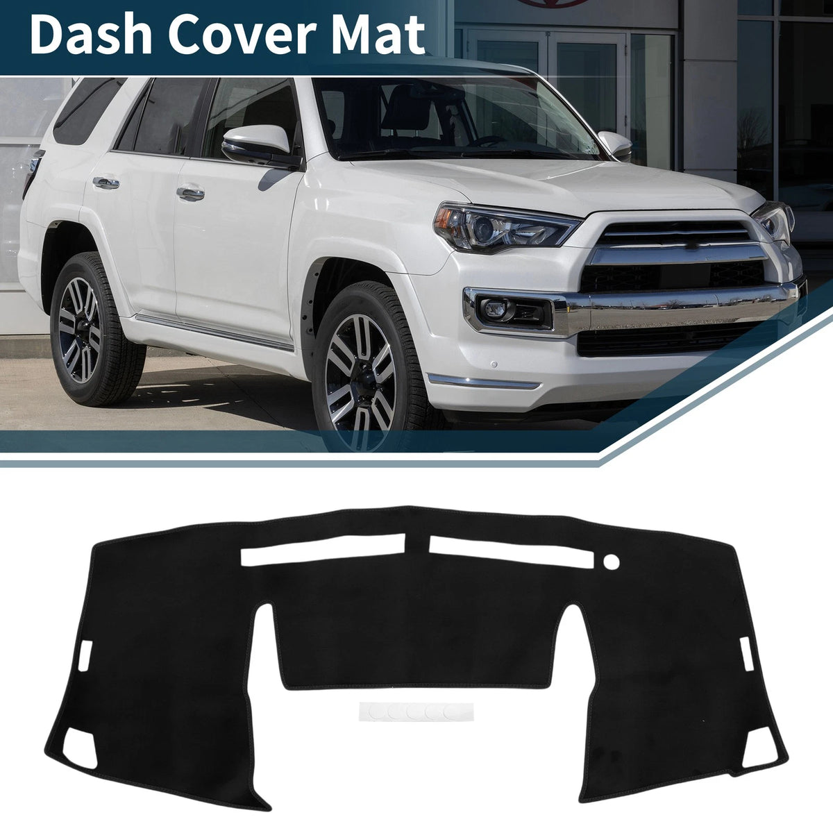 Dashboard Cover Mat for Daihatsu Wake LA700S/LA710S (2014–2023) Black Set