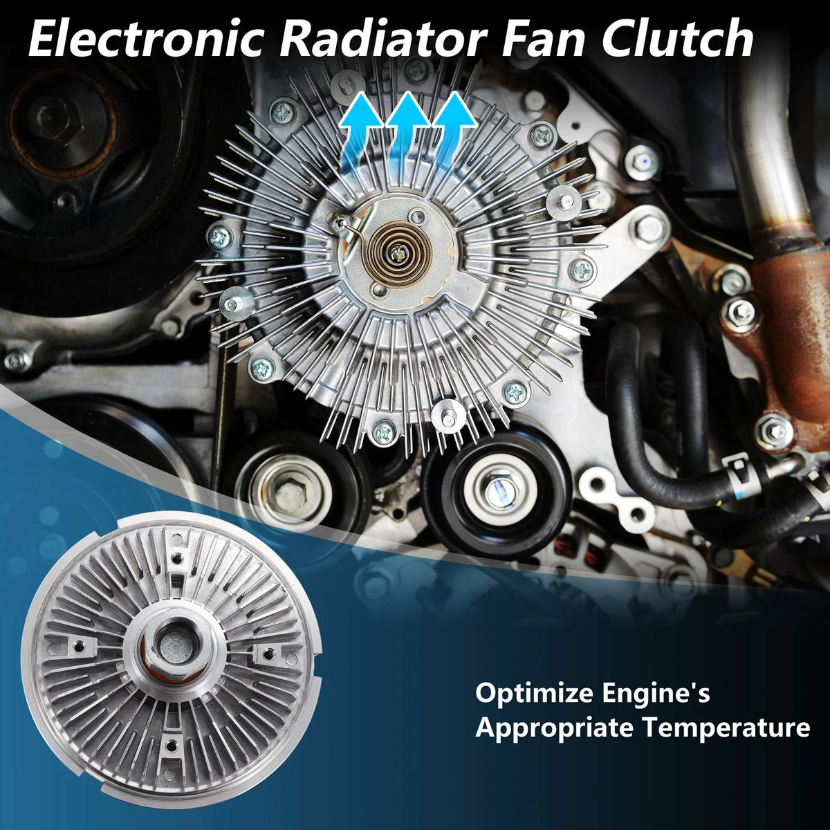 Engine Cooling Fan Clutch Replacement for BMW 745i V8 4.4L (2002–2005)