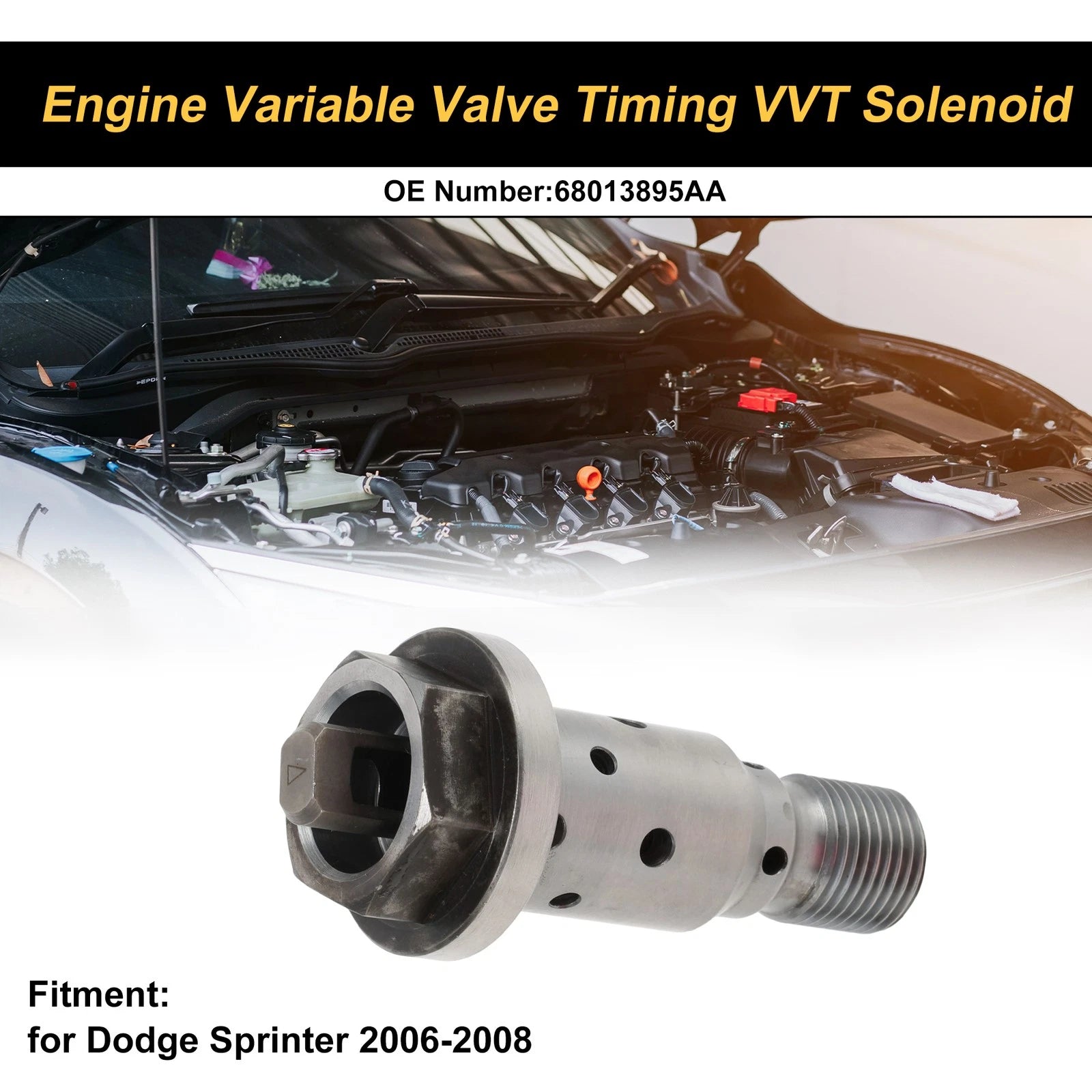 Engine Variable Valve Timing VVT Solenoid Replacement for Dodge Sprinter (2006–2008)