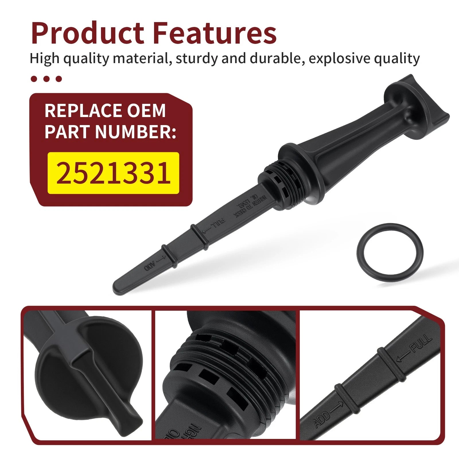 Oil Dip Stick 2521331 for Polaris Sportsman 450 HO (2016–2025)