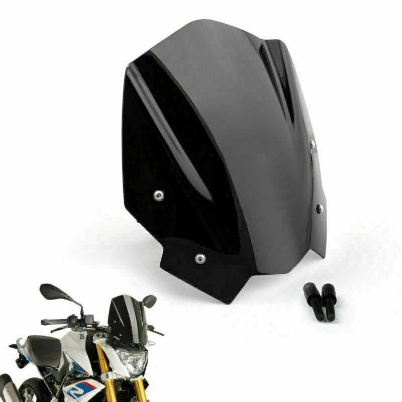 ABS Plastic Windshield for BMW G310R (2017–2022) Black T9