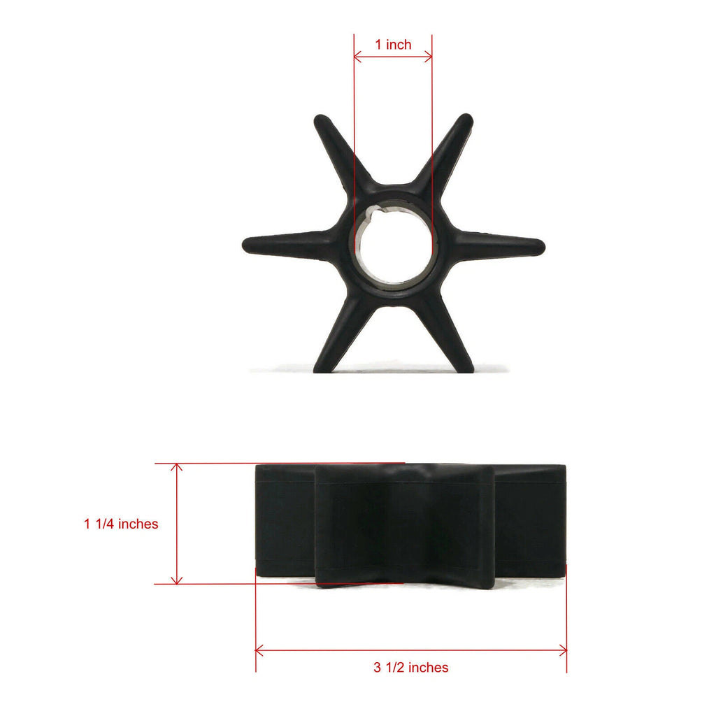 Water Pump Impeller Kit for Mercury 4Str45 75 80 90 100 HP (47-8M0100526, D469859)
