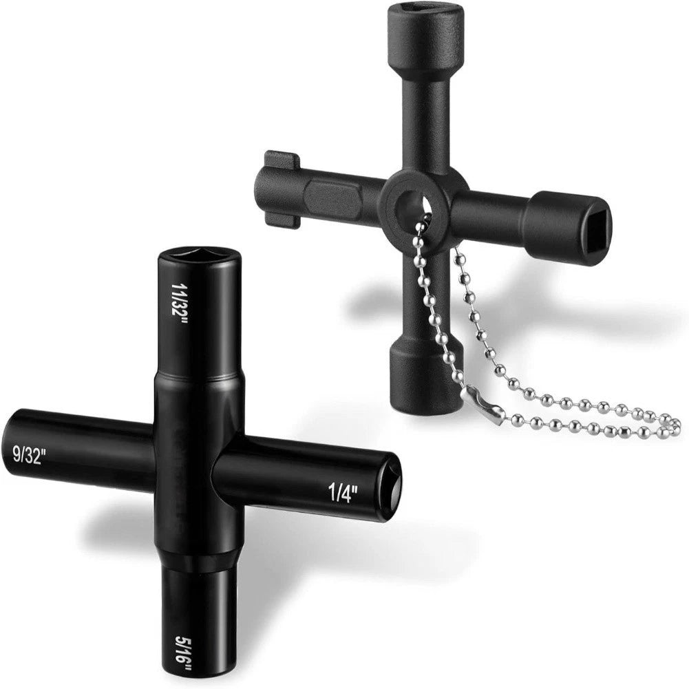 4-Way Faucet Wrench Set for Plumbers and Technicians