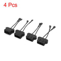 4Pcs Plastic Car Horn Adapter Wiring Harness for Volkswagen (2000–2024)