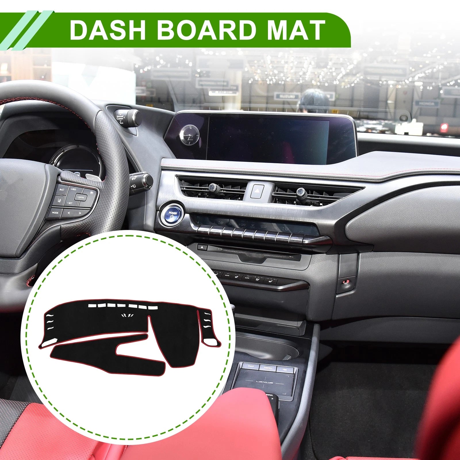 Dashboard Dash Cover Mat Sun Protector Pad for Lexus UX250H 2019-2020