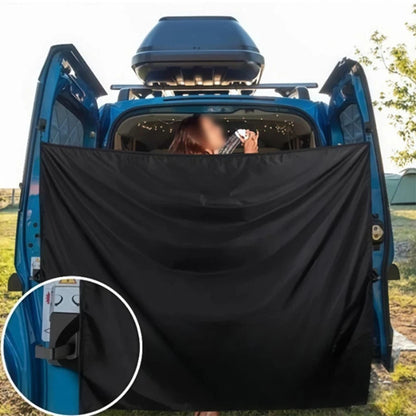 Camper Door Curtain for Outdoor Use - Easy Install, Gentle Breeze
