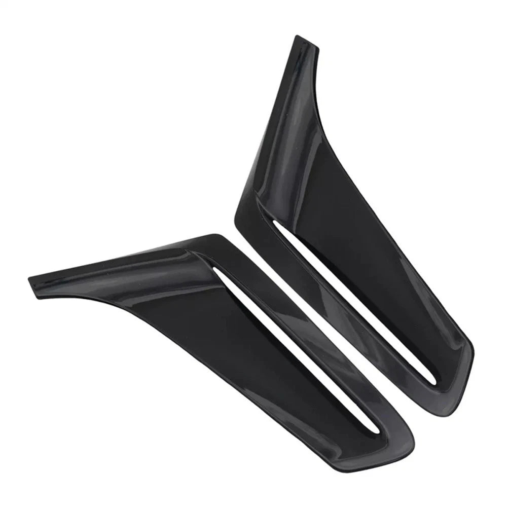 1 Pair Side Air Duct Molding Trims Glossy Black for BMW 7-Series (2016–2019)