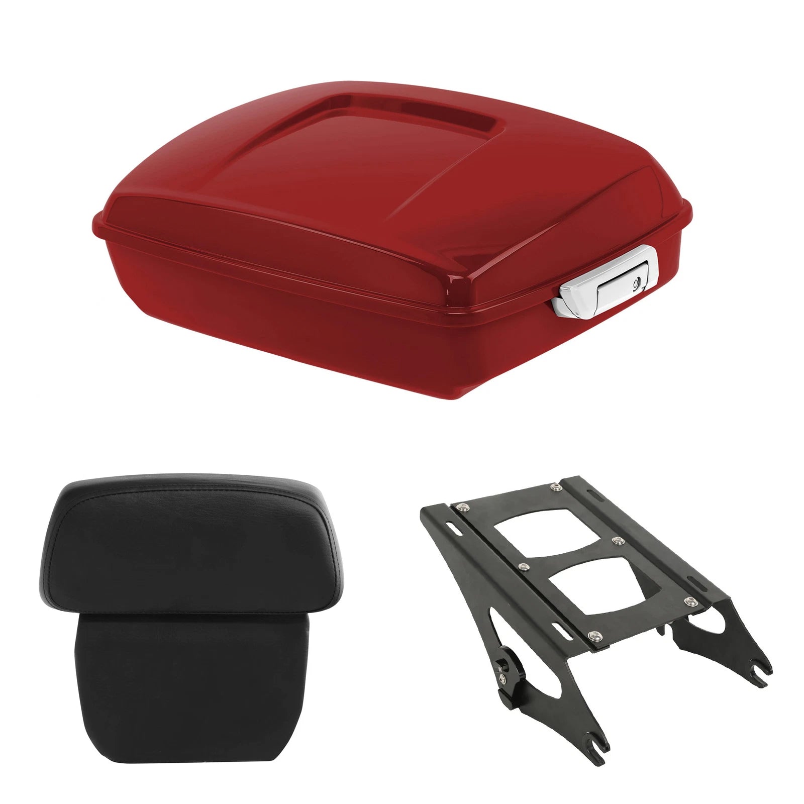 Chopped Trunk Backrest Mount Rack for Harley Touring (2014–2023)