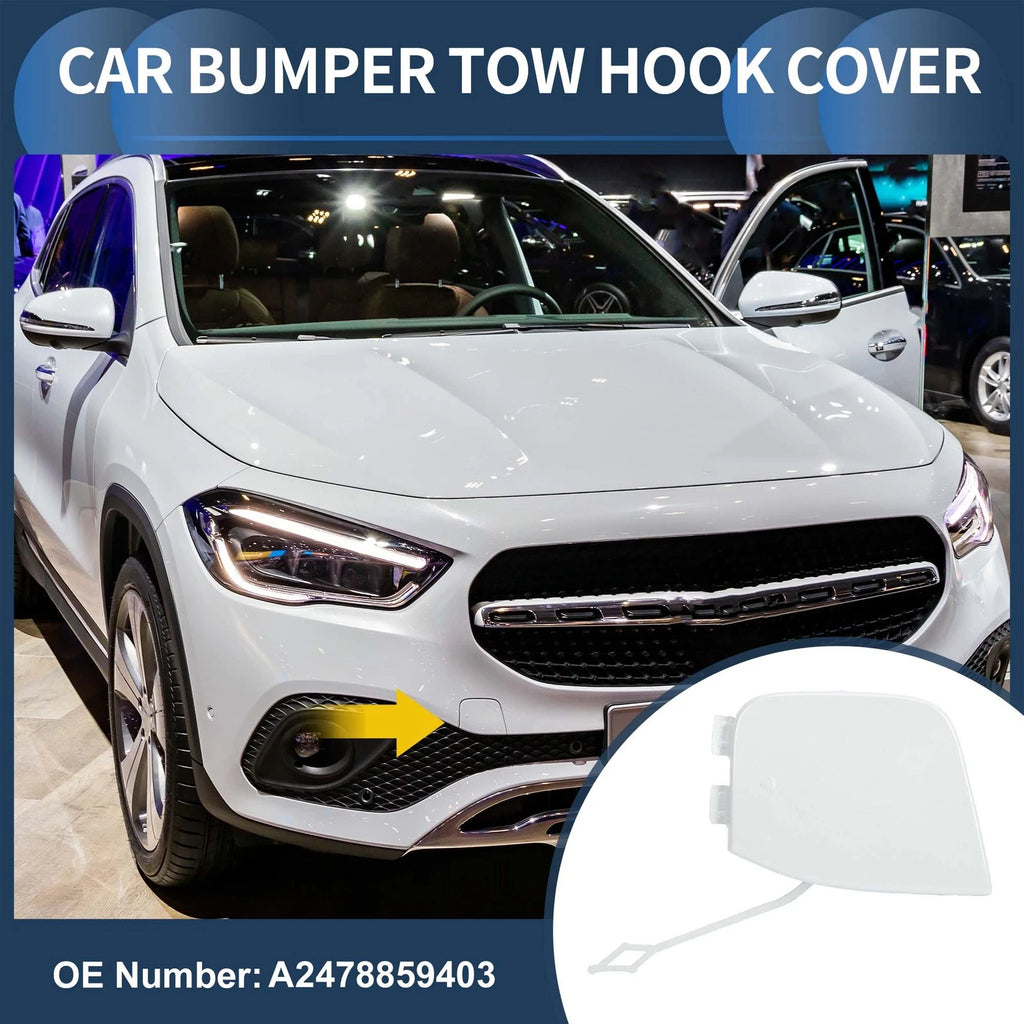 Front Bumper Tow Hook Cover Replacement for Mercedes-Benz W247 (2019–2022)