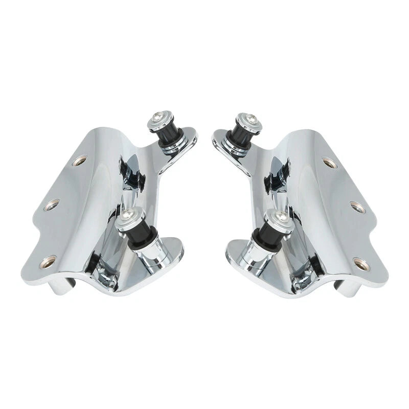 Chrome 4 Point Docking Hardware Kit for Harley Street Glide (2009–2013)