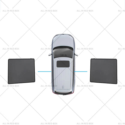 UV Blocking Magnetic Window Shades for Mitsubishi Pajero (2006–2022)