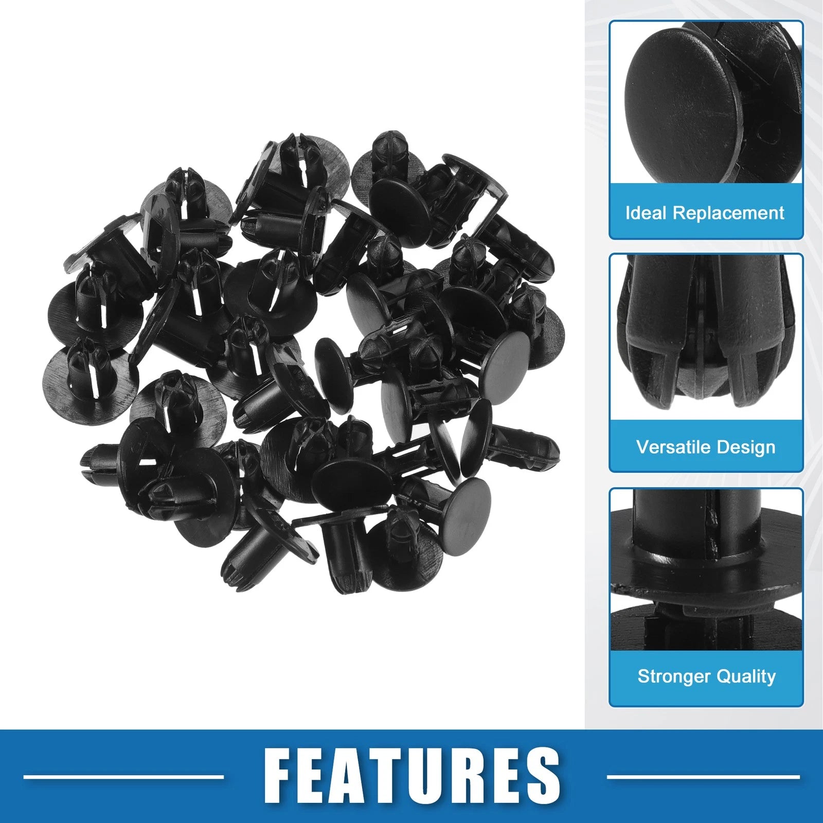20 Pcs Push-Type Retainer Clip for Hyundai Accent (2011–2017)