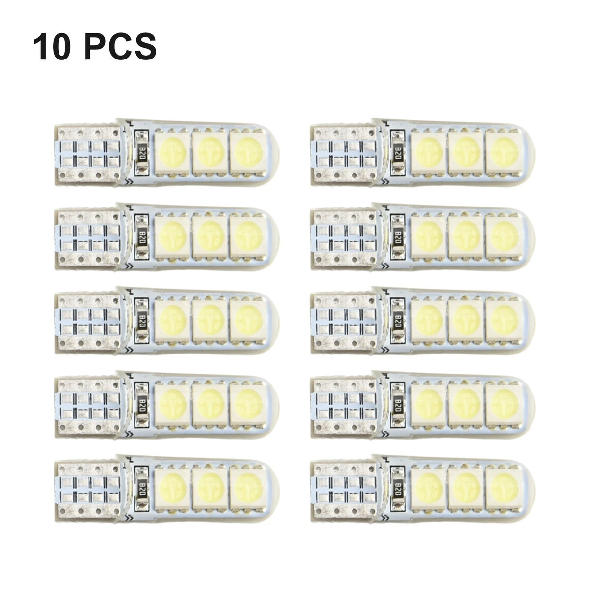 10X LED Canbus Error Free Side Wedge Light Bulb for Car (168, 194)
