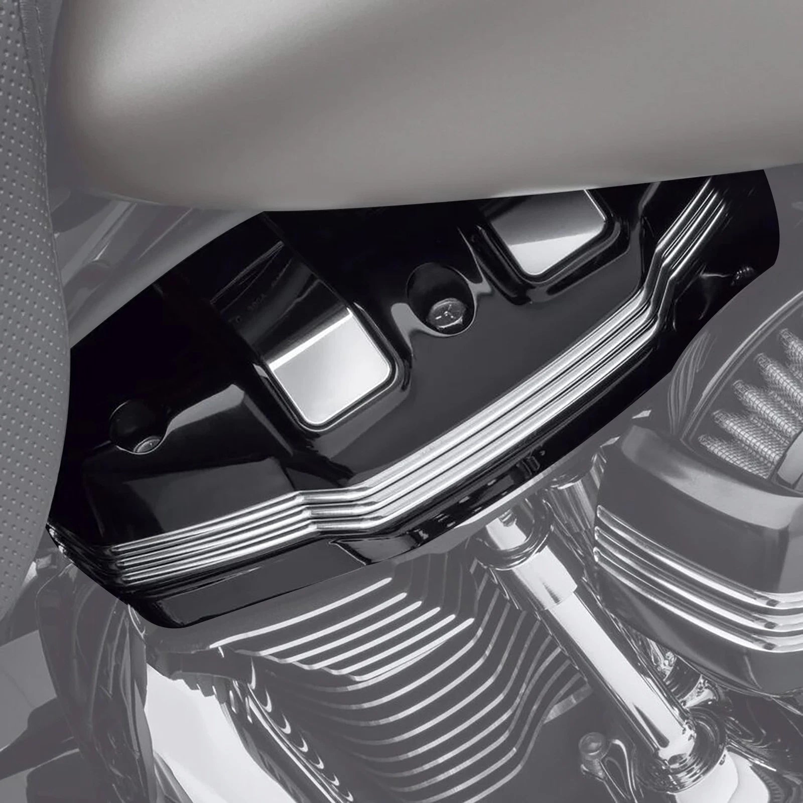 Upper Rocker Box Covers for Harley Road King, Glide, Softail (2017–2023)