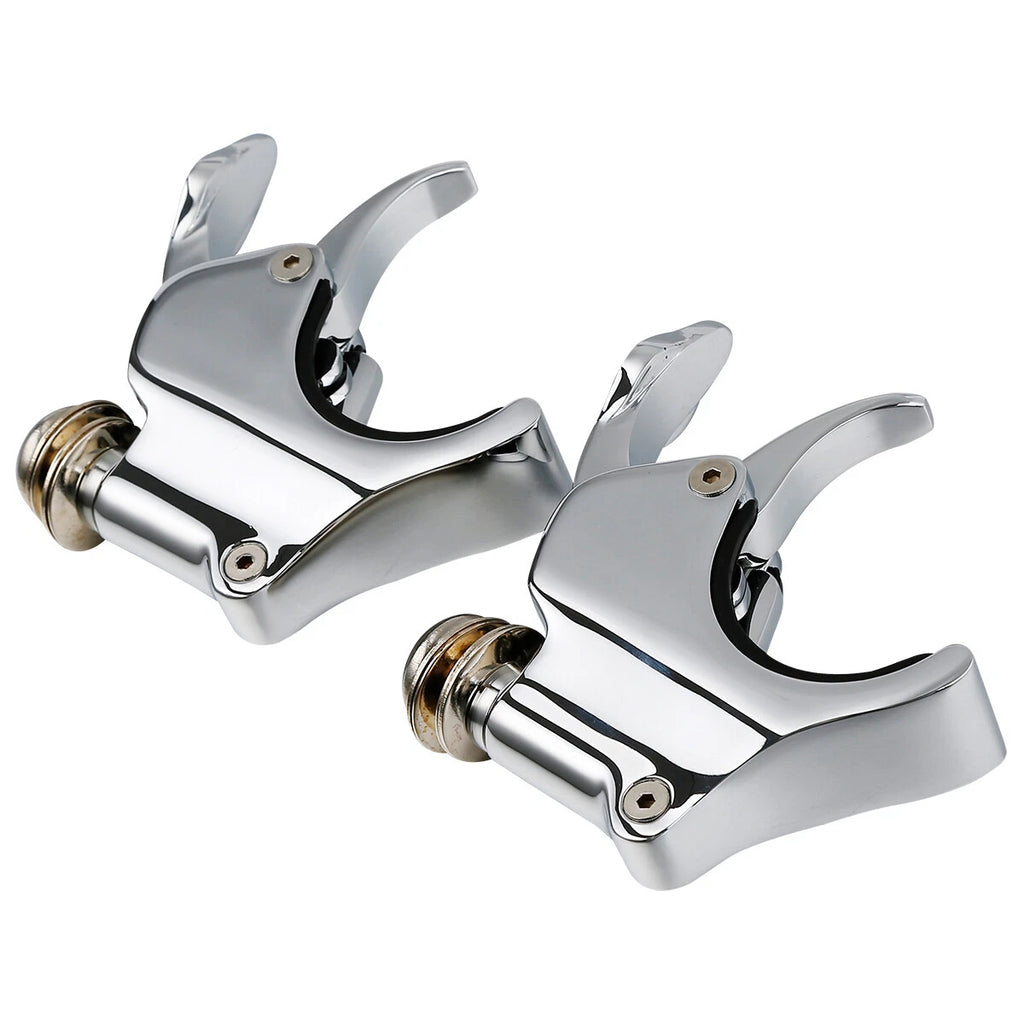 Chrome 49mm Windshield Clamps for Harley V Rod VROD (2002–2010)