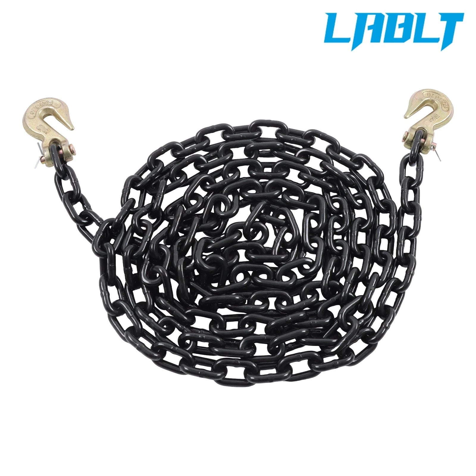 Safety Tow Chain with Hooks for Trailer (4900 lbs)