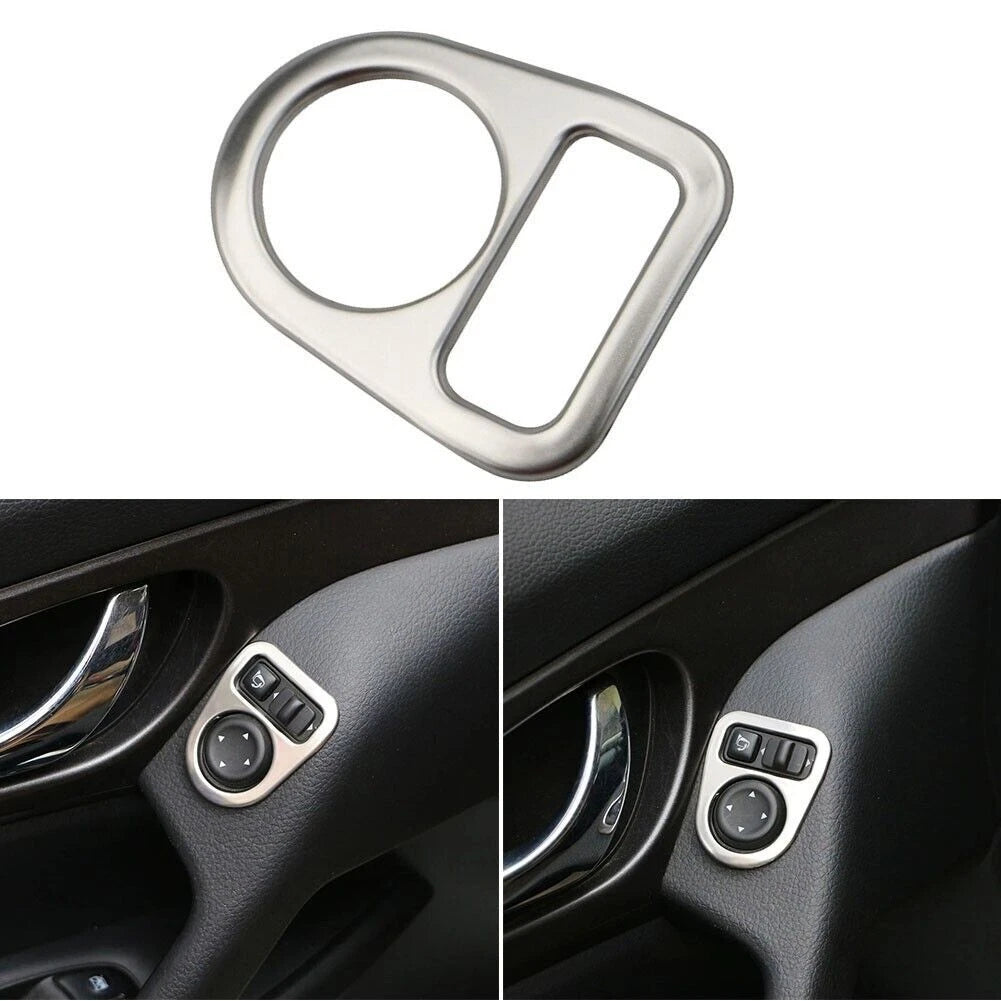 ABS Plastic Mirror Button Trim Cover for Nissan Qashqai J11 (2014–2020)