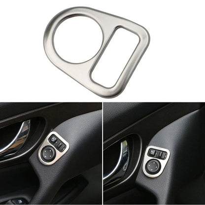 ABS Plastic Mirror Button Trim Cover for Nissan Qashqai J11 (2014–2020)