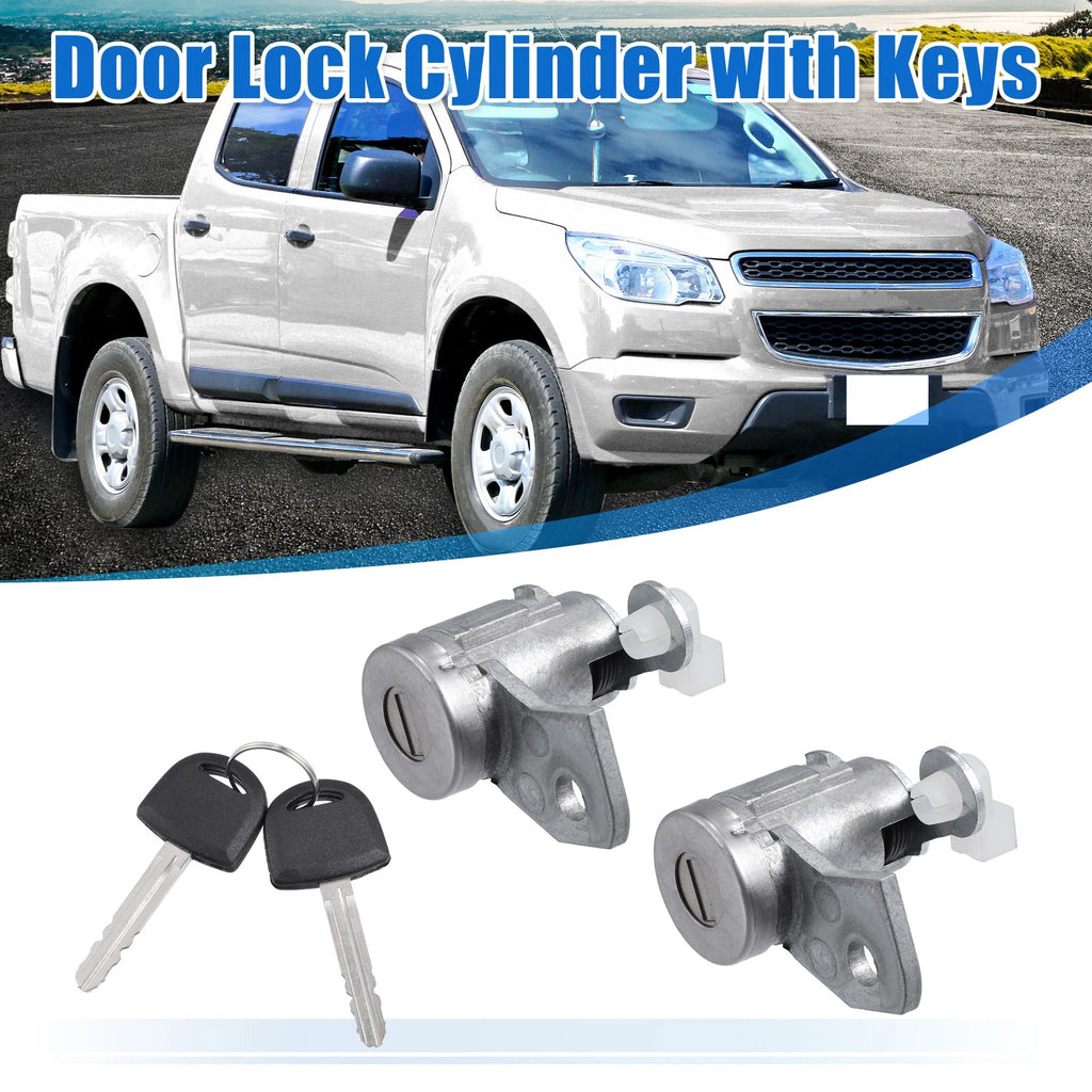 Door Lock Cylinder Set w Keys for Chevy Colorado Canyon (2006–2012)