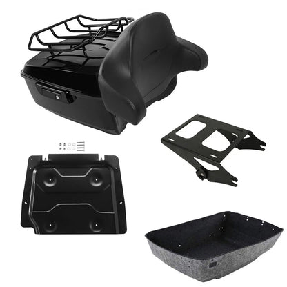 Trunk Backrest Mount Rack Plate for Harley Street Glide (2014–2026)